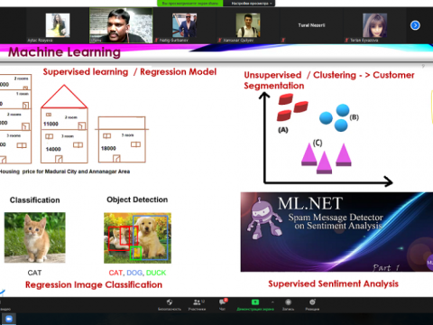 Onlayn mühazirə: Texnoloji transfer, süni intellekt, məsafədən idarə olunan əşyalar və ASP.NET ilə başlanğıc