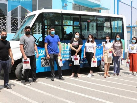 Hədəf STEAM  liseyi kollektivi şagirdlərini evlərində ziyarət etdi- FOTOLAR