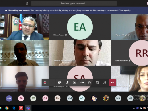 BDU-da “Şərq filologiyası məsələləri” mövzusunda virtual elmi konfransı keçirilib