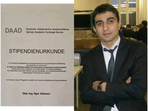 Azərbaycanda ilk dəfə AzTU müəllimi Almaniyanın nüfuzlu doktorantura təqaüdünü qazanıb