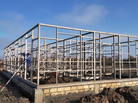 Laçınlı məcburi köçkünlər üçün modul tipli iki məktəb binası quraşdırılır  