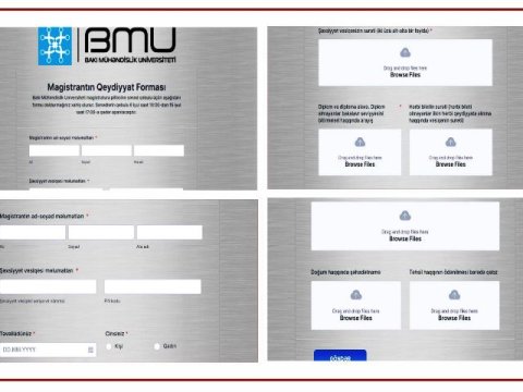 BMU-nun magistratura səviyyəsinə yeni qəbul olmuş tələbələrin qeydiyyatı asanlaşdırıldı