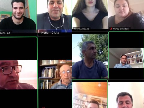 Təhsil Jurnalistləri Birliyinin ilk virtual görüşü keçirildi- Millət vəkili, nazirlik sözçüsü və İctimai Şura ilə birlikdə