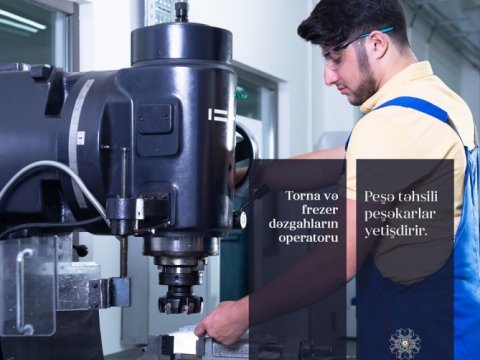 Sənaye ixtisasları üzrə pilot peşə təhsili proqramlarına qəbul davam edir  