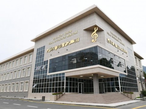 Balakən şəhər Uşaq İncəsənət Məktəbinin yeni binasının açılışı olub