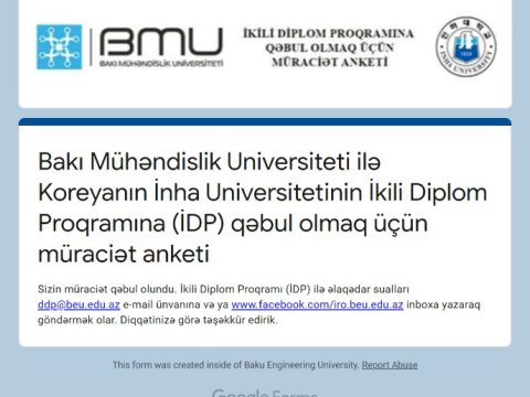 BMU ilə İnha Universiteti arasında ikili diplom proqramına müraciət imkanı sadələşdirildi