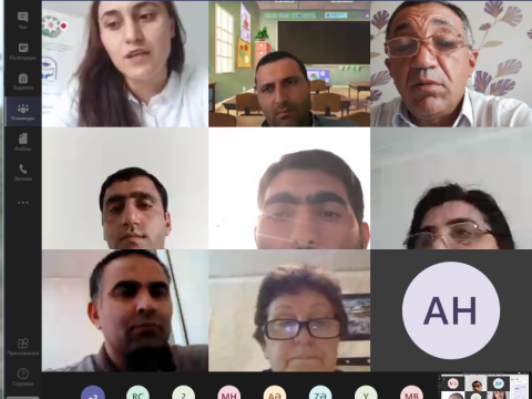 Bərdədə fəaliyyət göstərən məcburi köçkün müəllimlər üçün onlayn təlim keçirilib  