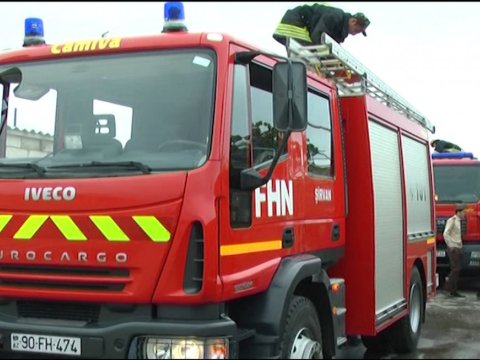 Cəlilabadda orta məktəbin binasında yanğın olub