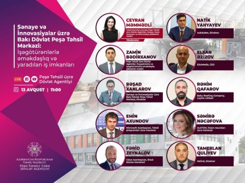 Peşə təhsilində əməkdaşlıq və yaradılan iş imkanları müzakirə olunub