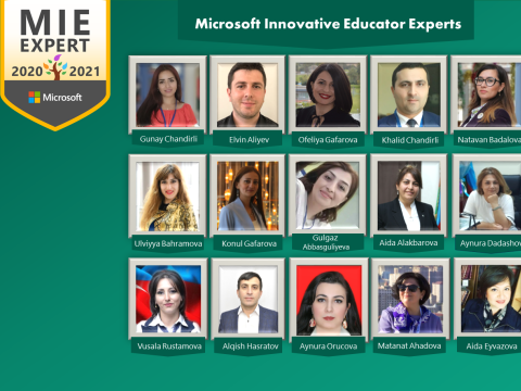 15 Azərbaycanlı müəllim “Microsoft-un İnnovativ Ekspert Müəllimi (MIE)” adına layiq görülüb