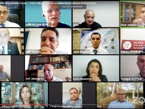 “Təhsildə yeni çağırışlar” adlı beynəlxalq forum keçirilib