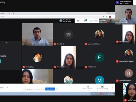 BMU-da I kurs magistr tələbələri üçün onlayn təlim keçirildi  
