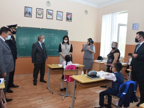 Qubanın təhsil müəssisələrində monitorinqlərə başlanılıb - FOTOLAR