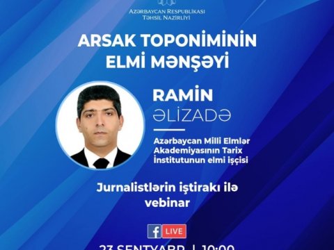 Tarixçi alim: Arsak adının mənası “Sak əri, ərəni” deməkdir  