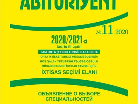 Orta ixtisas təhsili müəssisələrinə boş qalan yerlər açıqlandı  