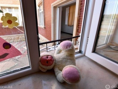 Tərtərdə ermənilərin dağıtdığı məktəbdən FOTOREPORTAJ