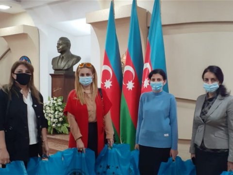 Azərbaycan Dillər Universitetinin əməkdaşlarından orduya dəstək davam edir