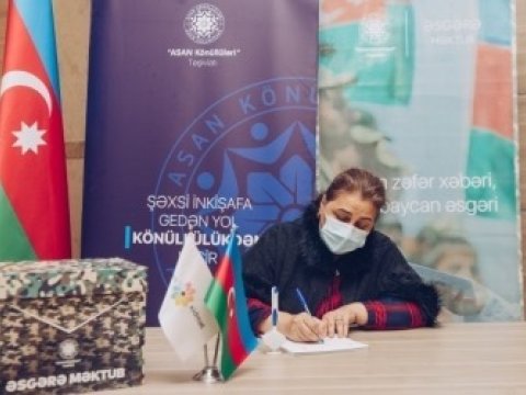 Azərbaycan Dövlət Neft və Sənaye Universiteti “Əsgərə məktub!” layihəsinə qoşulub