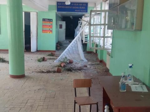 “Ermənilərin atdığı mərmi məktəbin bir korpusunu yararsız hala salıb”-Ağdam RTŞ rəhbəri 