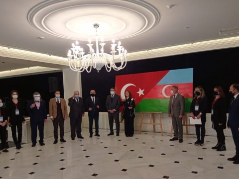 Ankara Musiqi və İncəsənət Universitetində Azərbaycanı dəstəkləyən bədii proqram təşkil edilib - FOTO