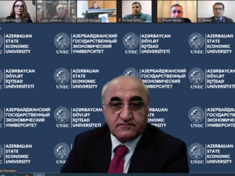 UNEC-də vətən müharibəsi ilə bağlı müzakirə - FOTO/VİDEO
