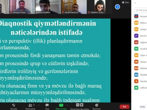 Biləsuvarda məktəblərdə metodik xidmət sisteminin təkmilləşdirilməsi ilə bağlı layihə reallaşdırılır - FOTO