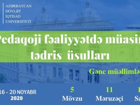 UNEC-də onlayn təlimlərə start verilir  