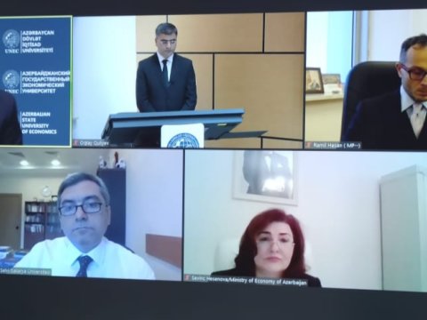 UNEC-də Qarabağın azad edilməsinin Türk Dünyasına iqtisadi təsiri müzakirə olunub - VİDEO    