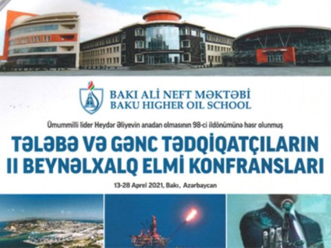 Tələbə və Gənc Tədqiqatçıların II Beynəlxalq Elmi Konfransı keçiriləcək    