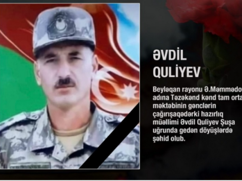 Şuşa uğrunda şəhid olan müəllim