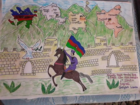  Rayon Təhsil Şöbəsindən nümunəvi addım-Qarabağa həsr olunan müsabiqə keçirildi(FOTOLAR)