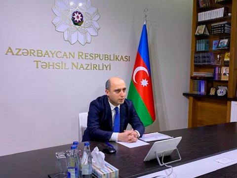 Təhsil naziri rektorlarla onlayn görüşüb  