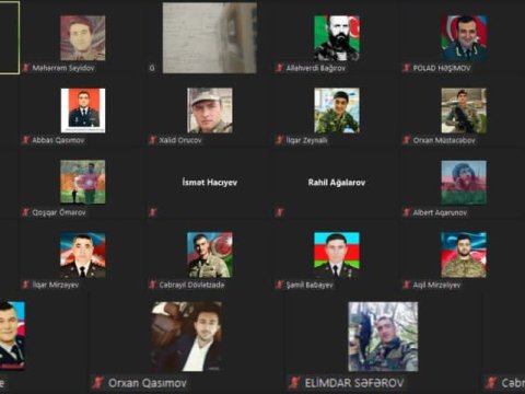 BMU tələbələri şəhidlərimizin xatirəsini yad ediblər    