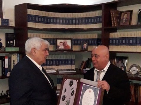Kamal Abdulla Türk Ədəbiyyatı Fondunun fəxri üzvü seçilib - FOTO