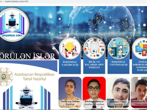 “Rəqəmsal Zəka” layihəsi çərçivəsində onlayn təlimlər keçirilib - FOTO