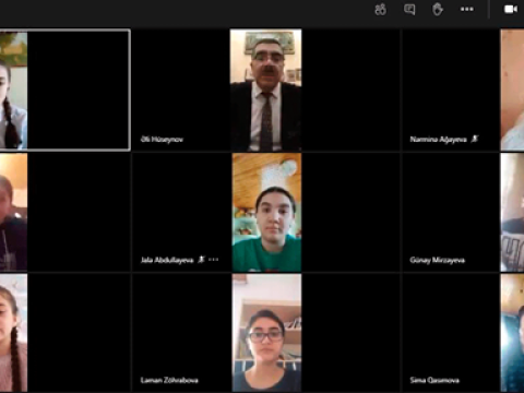 Məktəblilər üçün hərbi-vətənpərvərlik tərbiyəsi mövzusunda onlayn tədbirlər keçirilir  