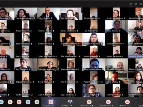 BŞTİ: Dinlənilən distant dərslər müzakirə edilib