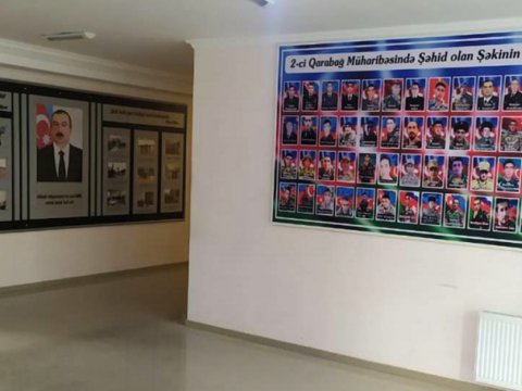 Şəki Şəhər Təhsil Şöbəsindən şəhidlərin xatirəsinə ehtiram