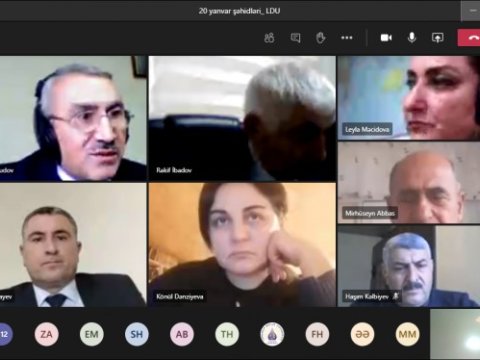 LDU -da 20 Yanvar faciəsinə həsr olunmuş seminar keçirilib - FOTO  