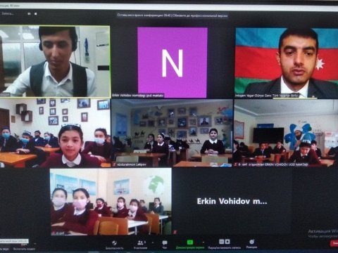 İntiqam Yaşarın Özbəkistanın yaradıcılıq məktəbi ilə onlayn görüşü təşkil olundu  