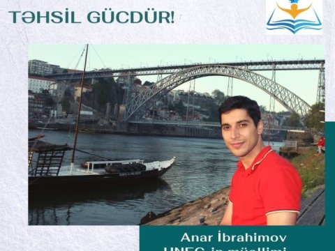 UNEC-in gənc müəllimi Anar İbrahimov: Təhsil gücdür! - FOTO