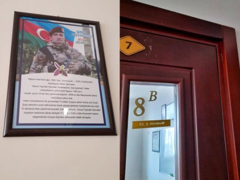 Bakıda məktəb direktorundan təqdirəlayiq addım: Siniflərə şəhidlərin adı verildi