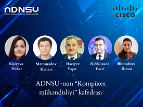 ADNSU-nun 5 nəfər müəllimi“Cisco Şəbəkə Akademiyası”-nın təlimlərini uğurla başa çatdırıblar