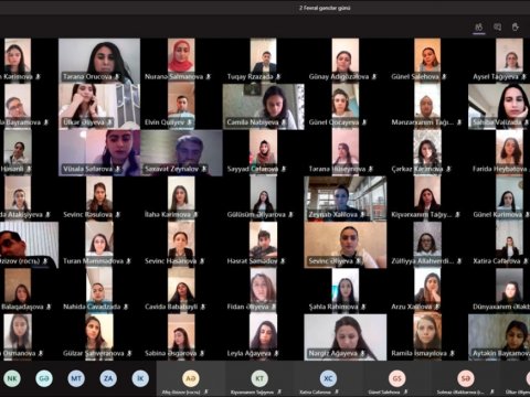 Bakı Şəhəri üzrə Təhsil İdarəsinin rəhbərliyi gənc müəllimlərlə onlayn görüş keçirib