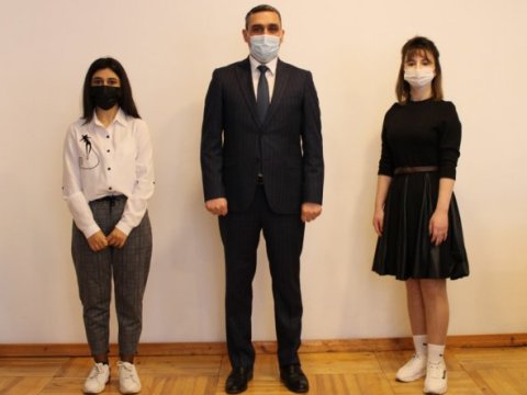 MDU tələbə gənclərin uğuru münasibətilə görüş keçirilib - FOTO
