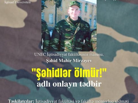 Şəhidlər ölmür: Aprel şəhidi Mahir Mirzəyev