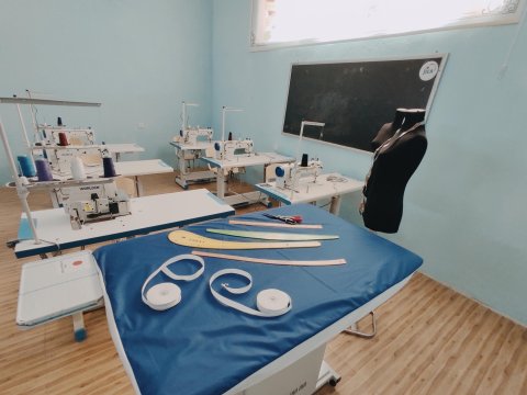 Sumqayıt Dövlət Peşə Təhsil Mərkəzində yeni dərzi emalatxanası yaradıldı