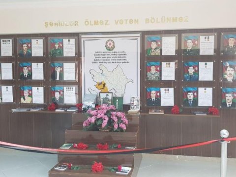 Bakı Texniki Kollecində şəhidlərə həsr edilən guşə yaradılıb