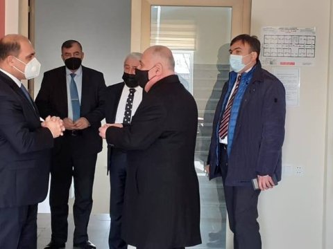 Təhsil Nazirliyinin rəsmiləri Lənkəran Dövlət Universitetində olub-FOTOLAR