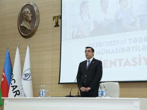 BANM-da I kurs tələbələri üçün Orientasiya proqramı keçirilir - FOTO